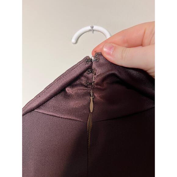 1960s Travilla Chocolate Brown Monroe Quilted Hollywood Tuxedo Blazer Dress M - Picture 6 of 7